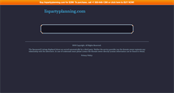 Desktop Screenshot of lispartyplanning.com