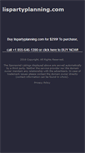 Mobile Screenshot of lispartyplanning.com